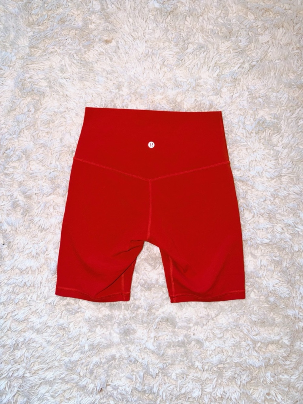 Dark Red Align High-Rise Short 8”